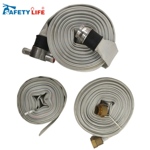 Manguera Contra Incendios DN40 50 65 80 Revestida de Látex 8 10 13 16 20 25 Bar, Manguera de Agua Industrial de Goma <span class=keywords><strong>Kanvas</strong></span> para Riego - Product Image 1