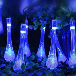 Năng Lượng Mặt Trời LED Nhỏ Giọt Chuỗi Đèn Sáng Tạo Ngoài Trời <span class=keywords><strong>Patio</strong></span> Vườn Không Thấm Nước Giáng Sinh Ánh Sáng Chuỗi Cho Vườn Giáng Sinh Trang Trí - Product Image 3