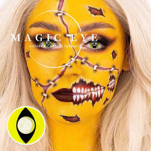 Magiceye For Soft Yellow Cat Eye Colored Cosplay Contact <strong>Lenses</strong> 2 Pieces Halloween Cosmetic - Product Image 6