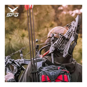 SPG Jachtstalen Kogel Compound Boog 20-60lbs Legering Dubbel Gebruik Katapult Buiten Training Professionele Boogschieten Katrolbogen - Product Image 1