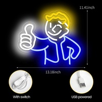 Enseignes Murales Fluorescentes pour Garçons, Décoration Murale pour Gamer, Cave, Chambre, Voitures, Bâtiments, Contrôlées par Bluetooth, Multicolores, Directionnelles