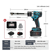 D.S.C Dénudeur de fils hydraulique portable rechargeable SW-1018, outil de dénudage rapide pour câbles à conducteur unique, fabriqué en Chine