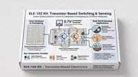Kit Elektronik Edukasi STEM Grosir DIY Pelajaran 11 Modul Prototipe Switch Transistor NPN Breadboard untuk Kursus Laboratorium Sekolah