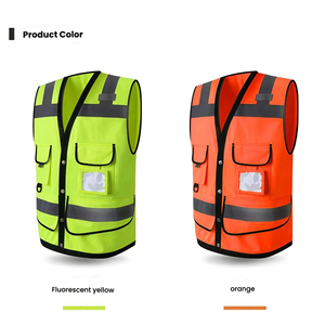 Áo phản quang đa túi tùy chỉnh, trang phục bảo hộ phản quang cao cấp dành cho xây dựng, giao thông, an ninh & các cuộc tụ họp công cộng - Product Image 3