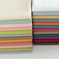 Tissu en coton et lin slub de 280 cm de large, tissu multi-usages pour rideaux, nappes et housses de coussin, vente en gros