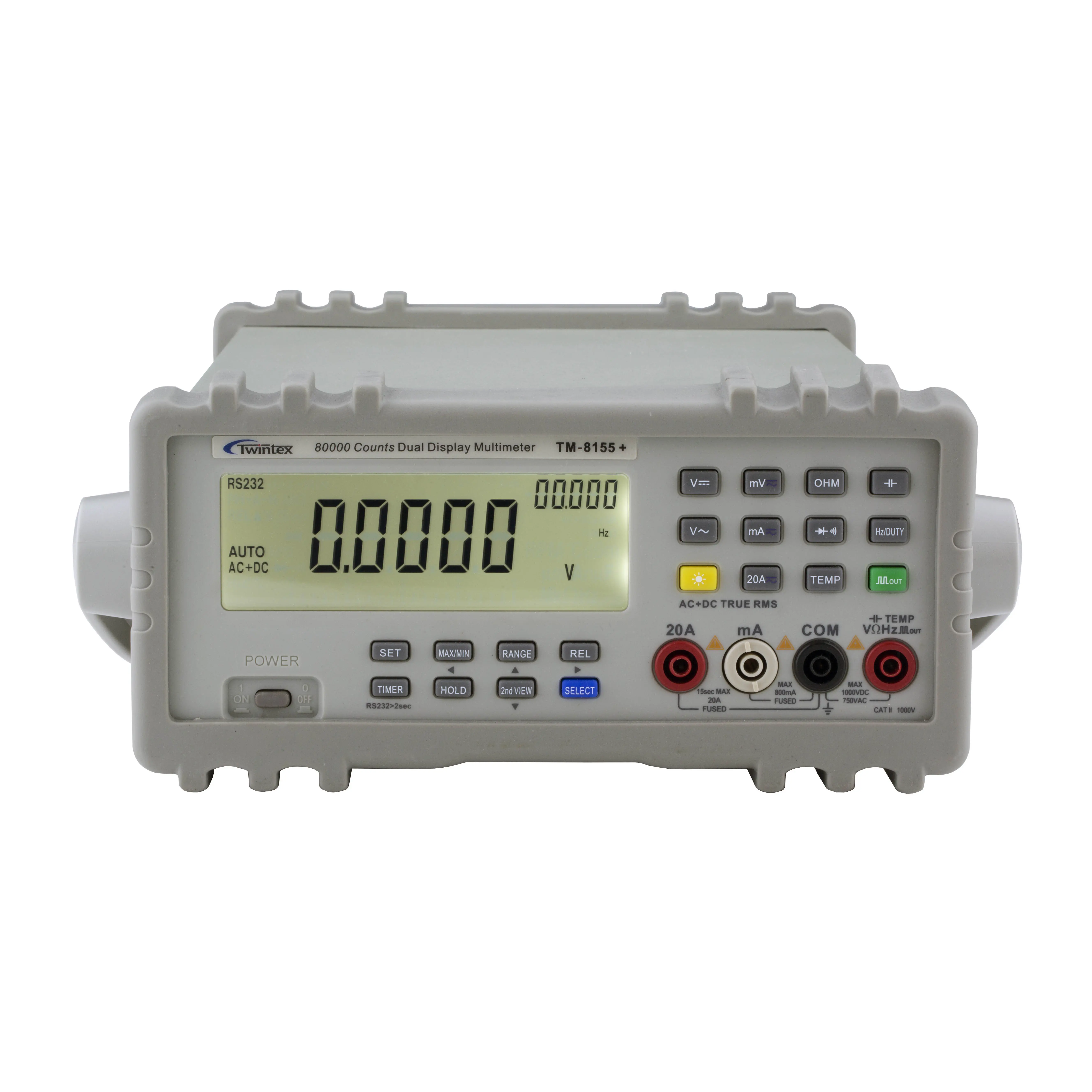 TM-8155 + DUAL Display Ture Rms 80000 Counts Bench Multimeter Digital