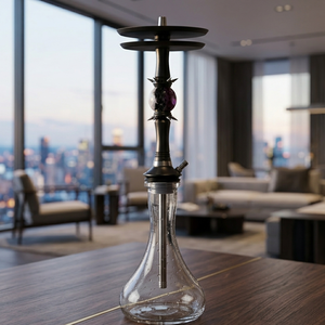 Nueva Cachimba Grande de un Solo Tubo, de Aluminio y Vidrio, en Cuatro Colores - Product Image 2