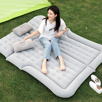 Vente en gros de matelas pneumatique pour siège arrière de voiture flocage PVC de qualité supérieure matelas gonflable pour voiture matelas gonflable de voyage lit pneumatique