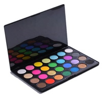 Nouvelles palettes de fards à paupières métalliques imperméables et chatoyantes, étiquette privée pour le maquillage