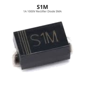<span class=keywords><strong>Diode</strong></span> redresseuse S1M 1A 1000V DO-214AC pour adaptateur PCB et carte de chargeur - Product Image 1