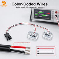 Arnés de cableado OEM 1 a 2 para sensor de celda de carga, con núcleo de cobre, adaptador para sensores de carga de metal dual, conector de terminal de plástico PVC para pesaje