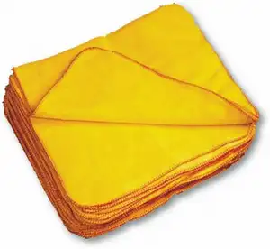 Orange Flannel yellow Duster yellow Flannel Cleaning towels for Home Store Kitchen Tools