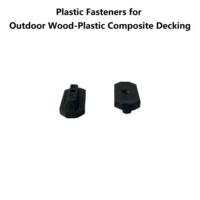 Clip de fixation moderne en plastique pour terrasse en WPC en forme de T, résistant à l'eau et aux intempéries, accessoires écologiques pour terrasses composites