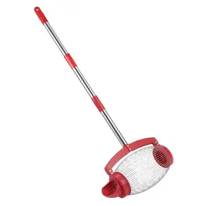 Golf bóng picker Bộ phận xử lý có thể điều chỉnh công cụ làm vườn thép cán trái cây Collector Nut picker Collector