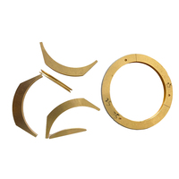 Joint d'étanchéité segmenté en PTFE PEEK pour tige de piston, bague de rasage d'huile, joint de compresseur rempli de bronze, joint d'étanchéité de tige de compresseur