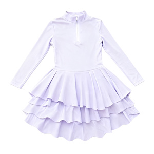 Personalizado Halter Yoga malla vestido Golf falda niños niña vestido bebé niñas vestido de verano traje de las niñas - Product Image 5