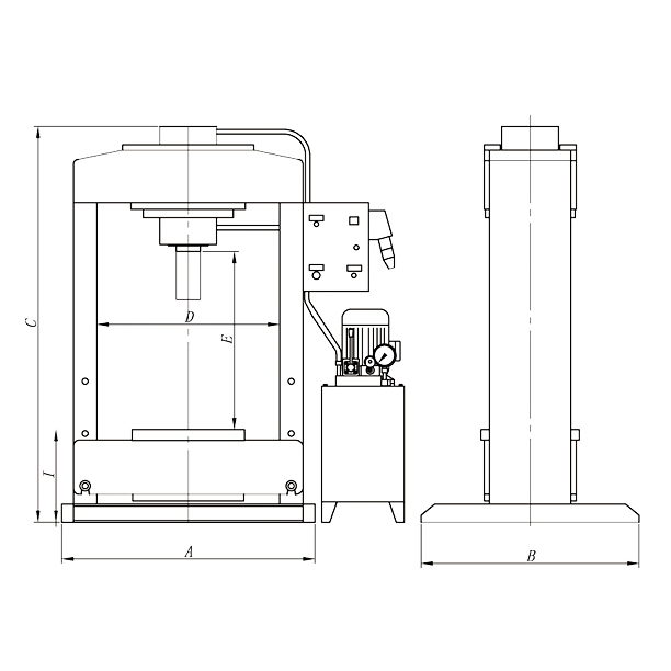 hydraulic press machine 300 ton
