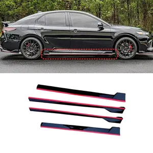 สปอยเลอร์ข้างรถยนต์ สำหรับ SE XSE 2018-2023 ทรง TRD สีแดง ชุดแต่งดิฟฟิวเซอร์ ปีกแยก 4 ชิ้น - Product Image 2