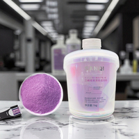 Poudre décolorante rose crème en pot, agent de coloration capillaire permanente pour salon, options de vente en gros et dropshipping pour l'e-commerce