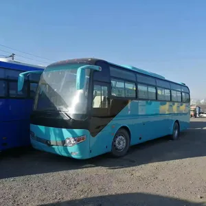 Yutong-حافلة مستعملة 60 مقاعد موديل ZK6107 لليد اليسرى, للبيع ، حافلة مستعملة