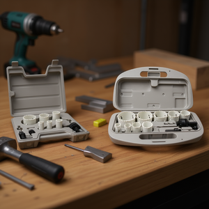 Kit de scies cloches Ttake avec plusieurs tailles pour le perçage du bois, du métal et du plastique - Product Image 3