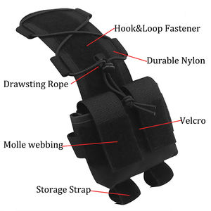 1000DナイロンヘルメットカウンターウェイトポーチMK2バッテリーパックケースヘルメットバランスウェイトバッグベルクロ戦術ヘルメットアクセサリー - Product Image 3