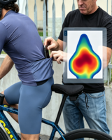 Sensor de Presión para Sillín de Bicicleta FSR de Tela Flexible, 120Hz, Mapeo de Presión en Tiempo Real, USB-C, BT5.0, para I+D de Equipamiento de Ciclismo