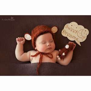 Supplier Hot Selling 12-<b>Piece</b> Painted <b>Wooden</b> Crafts Set for Newborn Photography Props Baby Milestone Monthly Cards-Eco-friendly - Product Image 4