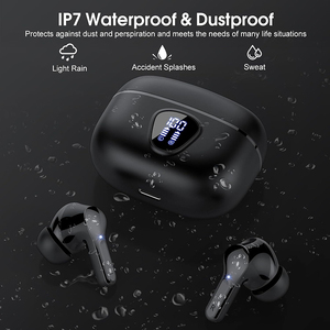 Nuevos Auriculares Inalámbricos HiFi Estéreo BT5.3 con Cancelación de Ruido ENC, Pantalla LED y 48H de Autonomía, Audífonos con Protección IP7 Impermeable - Product Image 6