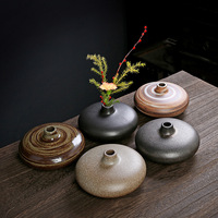 Vase en céramique de poterie brute créative de style japonais pour table à thé et table basse