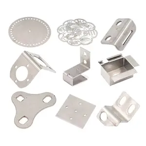 OEM Aluminum 1050 Cutting Bending Stamping Sheet Metal Tray Bending Process Bookshelf Anodized Plate Blanks Part Brackets