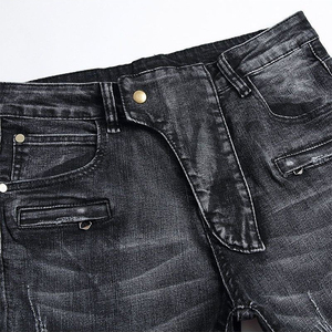 مصنع الصين مخصص بالجملة الجينز الجينز الأوروبي والأمريكية عالية الجودة الرجال الجينز ممزق زائد حجم الرجال بنطلون الجينز - Product Image 3