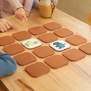 Tablero de aprendizaje de fieltro de tela para educación temprana, juego de emparejamiento transfronterizo para niños con temática de granja, dinosaurios, animales, bosque y océano - Product Image 2