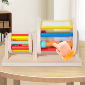 <span class=keywords><strong>Juguetes</strong></span> Montessori para Bebés, Kit de Juego Montessori, Tambor Giratorio con Espejo para Bebés de 6 a 12 Meses, Bebés de <span class=keywords><strong>1</strong></span> <span class=keywords><strong>Año</strong></span>, Niños Pequeños - Product Image 4