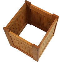 Pot de fleur en bois sans fond Pot de légumes en bois pot de fleur de jardin intérieur et extérieur
