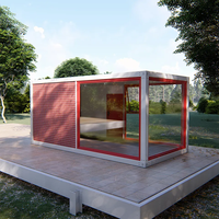 Maison conteneur préfabriquée DXH sur mesure pour bureau et habitation, avec chambre et applications commerciales, conception modulaire