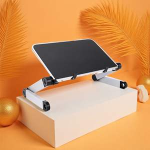 Chevalet de bureau en aluminium pour tablettes, angle réglable, planche à dessin portable, noir, 50x27x4,6 cm - Product Image 1