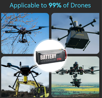 Batterie au lithium rechargeable T DRONES 6S 36Ah 36000mAh haute capacité pour accessoires de drones agricoles à décollage et atterrissage verticaux (VTOL) à charge lourde