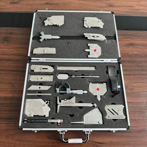 स्टेनलेस स्टील अमेरिकी मानक तार व्यास गेज नमूना वेल्ड निरीक्षण मोटी शासक गेज तार वेल्डिंग गेज उपकरण - Product Image 6