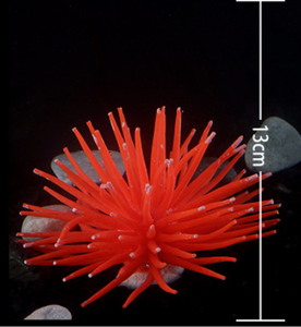 قنفذ البحر الاصطناعي المرجاني من السيليكون الناعم لتزيين أحواض السمك، تصميم ثلاثي الأبعاد عصري لغرفة المعيشة - Product Image 2