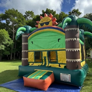 <span class=keywords><strong>Castillo</strong></span> Inflable de PVC con Tobogán, Trampolín y Zona de Juegos para Niños, <span class=keywords><strong>Castillo</strong></span> Inflable Grande con Ventilador - Product Image 3