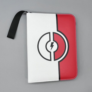 Hot Bán Pokemo Album Thẻ A4 4 Túi PU Da Dây Kéo Chất Kết Dính 50 Trang Cho Trẻ Em Thu Thẻ - Product Image 4