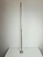 Poteau de tuyau de 28mm en aluminium 150-300CM support de vidéosurveillance en alliage réglable et support de caméra de sécurité pour caméra de vidéosurveillance