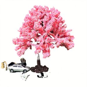 Modelo en Miniatura de Árbol de Flores de Cerezo para Manualidades, Suministros para Maquetas Ferroviarias y Decoración del Hogar - Product Image 5