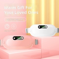 Ceinture chauffante intelligente pour femmes avec affichage numérique, rechargeable, 3 niveaux de chaleur, soulagement des douleurs menstruelles, ceinture chauffante pour le ventre, masseur