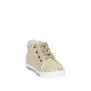 Sneakers da ragazza Falcotto in tela glitterata platino, taglia 28 - Product Image 5