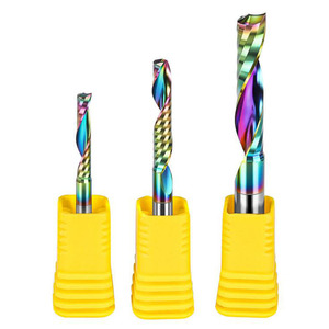 Máy Cắt CNC Gỗ Acrylic Một Sáo Endmill Máy Công Cụ Cắt Cnc DLC Coating 3A - Product Image 2