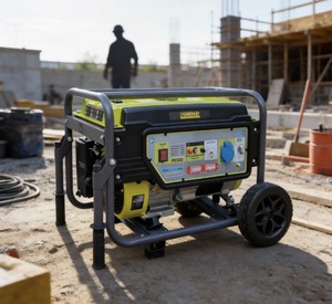 Générateur à essence 2KW / Arrêt automatique en cas de faible niveau d'huile / Kit de roues / Portable / Urgence domestique et industrielle - Product Image 2
