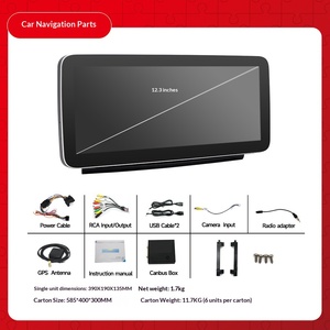หน้าจอสัมผัสแบบ Capacitive ติดตั้งบนแผงหน้าปัดรถยนต์ สำหรับเครื่องเล่น GPS รุ่น ML-Class W164 ปี 2005-2011 พร้อม CarPlay - Product Image 5