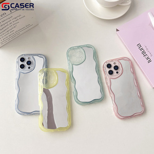 Funda para Teléfono Móvil con Líneas Cremosas de Alta Transparencia, Superficie de Espejo con Ondas Grandes y Orificio Preciso para la Cámara, para <span class=keywords><strong>iPhone</strong></span> 12-17 - Product Image 6